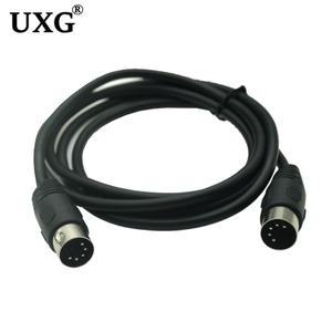 MIDI 오디오 익스텐션 Din-5pin MM 케이블 코드 어댑터 수-수 5 핀 플매트 카펫 러그-5 핀 1m 3M 5M