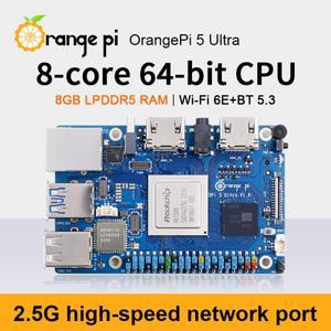 Orange Pi 5 Ultra 8GB Ram RK3588 DDR5 단일 보드 컴퓨터 WiFi + BT M2 SSD 6TOPS NPU Mini PC 실행 Andro