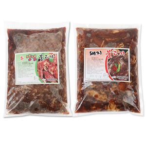 소양념불고기 1kg+돼지불고기 1kg /양념육 제육볶음