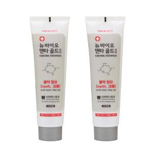 뉴바이오덴타골드 치약 200g+200g 2개세트 시린이 치주염예방 메디크로스