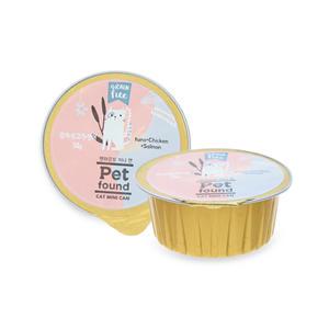 [펫파운드] 캣 미니캔 참치&닭고기&연어 50g / 고양이 간식 미니캔