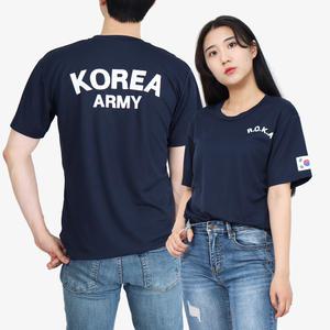 쿨드라이 ROKA 로카티 반팔티 네이비 군인 티셔츠