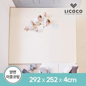 [리코코]양면이중코팅 더블 원피스매트 292x252x4cm
