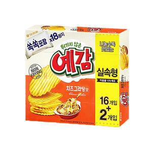 오리온 예감 치즈그라탕맛 대용량 18P 306g x 1개