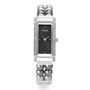 MISAKI  QCRWDELIGHTPEARLGR 진주 시계 DELIGHT PEARL GREY