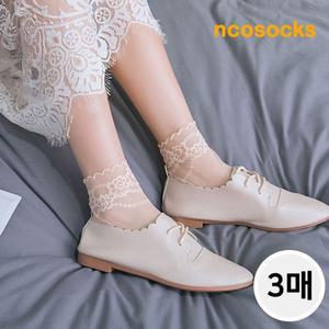 [NS홈쇼핑]스프링 앵클 레이스양말 3매[30501436]