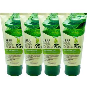 더페이스샵 신선한 제주 알로에 수딩젤 튜브형 300ml x 4개