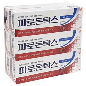 [기타]파로돈탁스 데일리 후로라이드 쿨링민트 치약 100g x6개