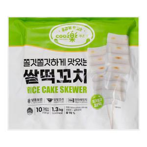 쿠즈락 쌀떡꼬치 1.3kg(130gx10개) 떡꼬치