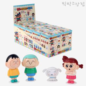 짱구 얼굴 변신 피규어 10개입(BOX) 캐릭터 짱구는못말려 애니메이션 장식 인형 선물 인테리어 소품