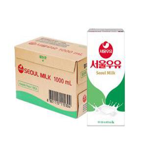 서울우유 멸균우유 1000ml x 4개입
