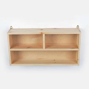 아트박스 디자인엔씨 원목3칸2단직사각A선반 WF441 디자인엔씨