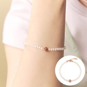 [로즈몽] 실버 진주 팔찌 RC0397