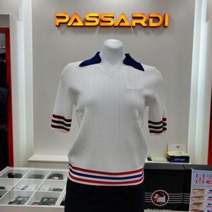 [파사디]여성 강아지인타샤 반팔니트WH_P23MKP363M2_CJ