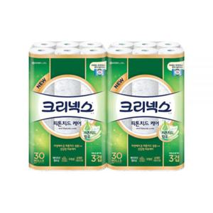 크리넥스 피톤치드케어 3겹 27m 30롤 X2팩
