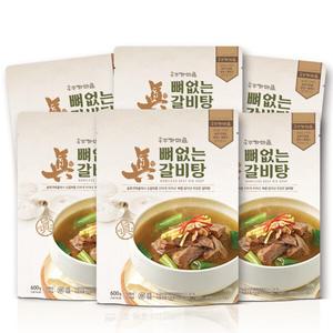 송추가마골 眞(진) 뼈없는 갈비탕 600g 6팩