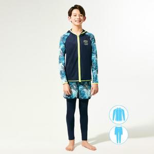 베이직엘르 남아동 후드집업 래쉬가드 비치팬츠 세트 BEB-W703N