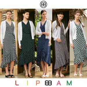 [Lipbbam] 립밤 크레오라 비비안느 프릴 랩원피스 1종+가디건 1종