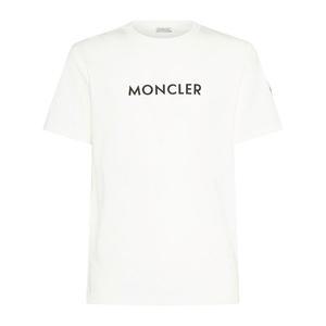 [몽클레르]24FW 몽클레어 로고 패치 티셔츠 화이트 8C00034 89AJS 032