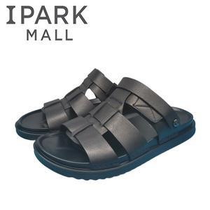 [하프클럽/]아이파크몰  남성 샌들 슬리퍼 (Q19065 BLACK)