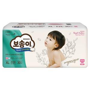 리얼코튼 오가니크 팬티 특대 여아 30개입