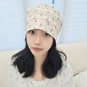 꽃향기비니 암환자 비니 면 수면 두건