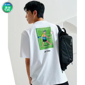 [요넥스] 243TS040U 배드민턴 오버핏 공용 반팔 티셔츠