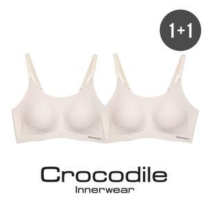 [하프클럽/크로커다일 이너웨어]감탄브라 라이크라쉘론 스트랩 패드일체형