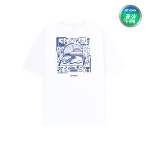 요넥스 배드민턴 오버핏 캐주얼 반팔 티셔츠 251TS051U