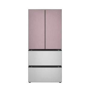 [LG]전자 오브제컬렉션 김치냉장고 스톤 클레이핑크+실버 Z494SKV171 491L 전국배송무료