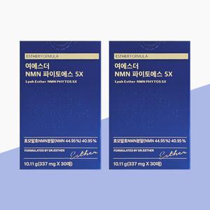 여에스더 NMN 파이토에스 5X 337mg x 30매 x 2박스