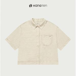 [행텐][행텐HANGTEN] 여성 스티치 디테일 포켓 반팔셔츠 10520-120-401-68(003,100,121)