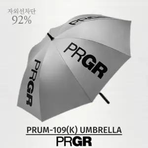 PRGR 2025년 PRUM-109K 자외선 차단 실버 경량 골프 장 우산