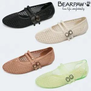 (여성) 4-COLOR AVA 아바 BEARPAW 메리제인 플랫 아쿠아 젤리슈즈 K3018RB-W