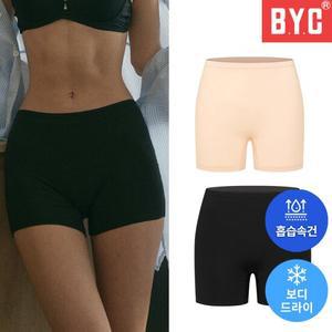 무료배송 BYC 여성 속바지 팬티 보디드라이 2부 드로즈 사각 팬티