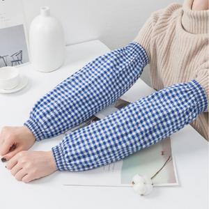 면팔 실팔 용 토시 암워머 용팔 작업 덧소매 사무 체크무늬 팔워머 미술 공장