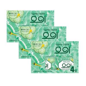 크리오 동산C&G 오이비누 90g 4입 X3개
