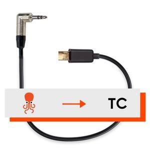 Sony FX3 Alpha 1 A7S3용 TimeCode 케이블, Tentacle 타임코드 생성기 3.5mm TRS-멀티마이크로 USB