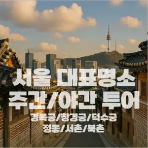 [서울]덕수궁 창경궁 경복궁 주간/야간투어