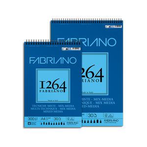 파브리아노 1264 스케치북 믹스미디어 MM02 A4 210x297mm 300g 30매 상단스프링