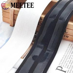 1/2/3M 5cm 미끄럼 방지 실리콘 탄성 밴드 나일론 폴리 에스터 고무 DIY 의류 바느질 벨트 스트레치 웨빙
