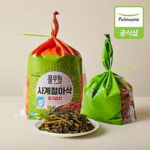 [풀무원] [생산직송] 사계절아삭포기김치4kg+열무김치2kg