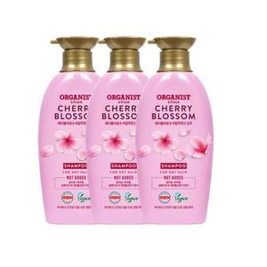 엘라스틴 오가니스트 체리블라썸 수분영양 샴푸 500ml x3개