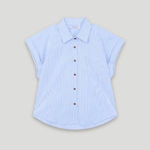 [롯데백화점]코데즈컴바인 스트라이프 턴업 블라우스 (CKB-BL382W5)