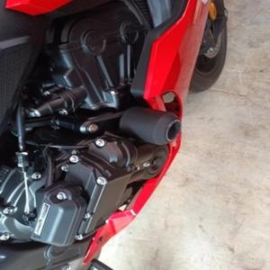 혼다 호환 CBR650R E-클러치  바이크 오토바이 떨어지는 보호 엔진 프레임 슬라이더 페어링 가드 크래시 사