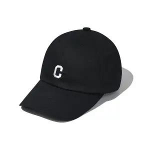 커버낫 COVERNAT 스탠다드 핏 스몰 C 로고 B.B 캡 블랙 CO2506CA02BK 122277