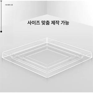 아크릴 소품 사각 수조 어항 포토 광고 포토 어항