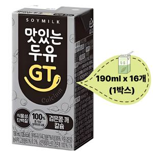 남양 맛있는두유 GT 검은콩 깨 칼슘 190ml x 16개입