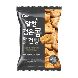 청우식품 알찬 검은콩 깨&보리 건빵 450gX12개(1박스)