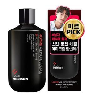 폴메디슨 미백 주름개선 기능성 화장품 스킨+로션+아이크림 원샷 남성용 올인원 에센스 211ml